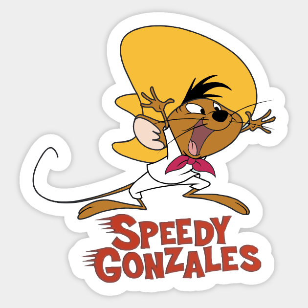 Speedy gonzales Sticker by kareemik